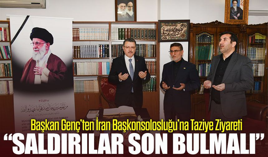 Trabzon Büyükşehir Belediye Başkanı Genç’ten İran İçin Taziye Ziyareti