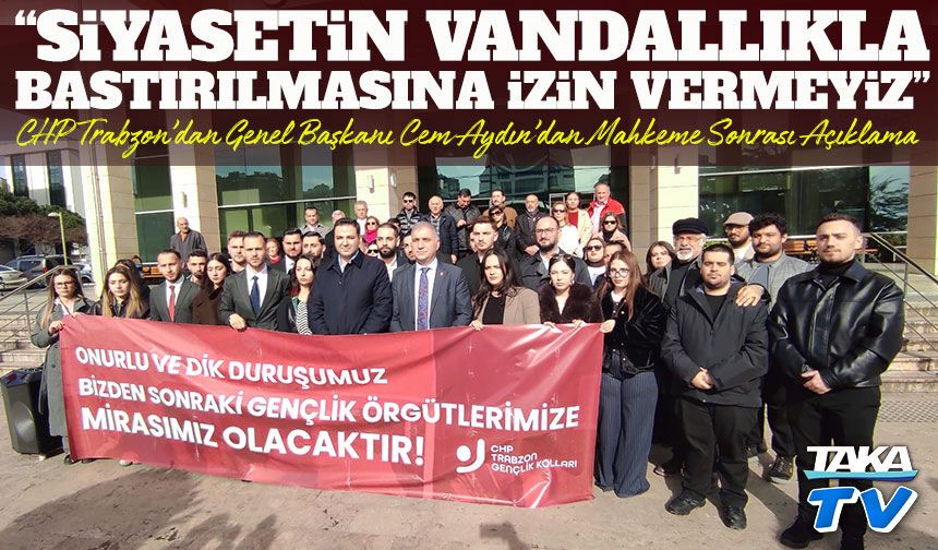 Trabzon’daki CHP Standına Yapılan Bıçaklı Saldırı Davasında Tahliye Kararı