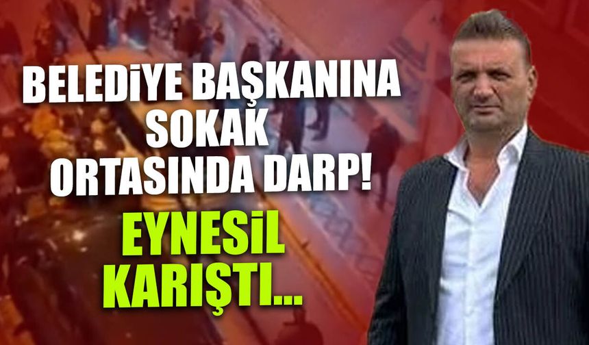Eynesil'de belediye başkanına saldırı iddiası