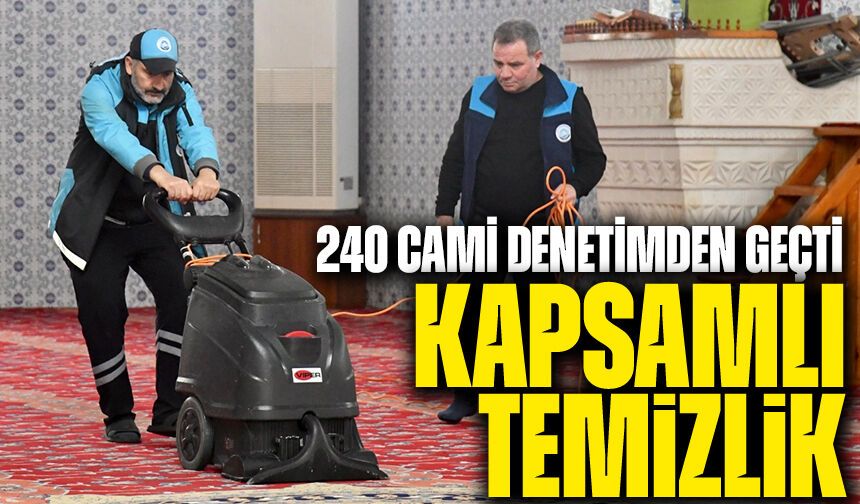 Ortahisar’da Ramazan Seferberliği: 240 Cami Pırıl Pırıl, Denetimler Sıkılaştı