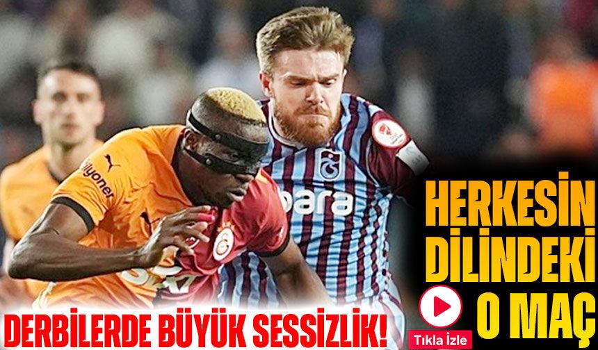 Derbilerde Büyük Sessizlik! Trabzonspor 16 Maçtır Kazanamıyor