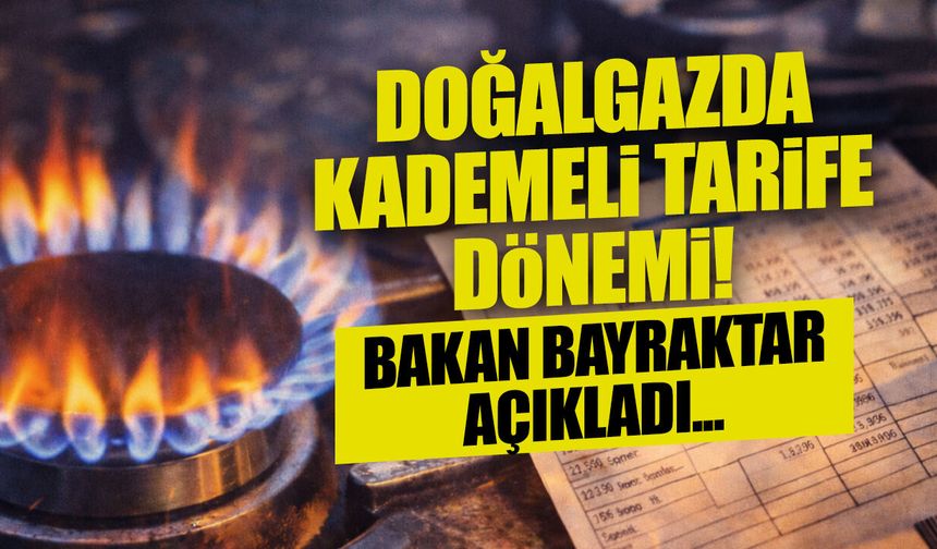 Doğalgazda Kademeli Tarife Dönemi! Bakan Bayraktar Açıkladı...