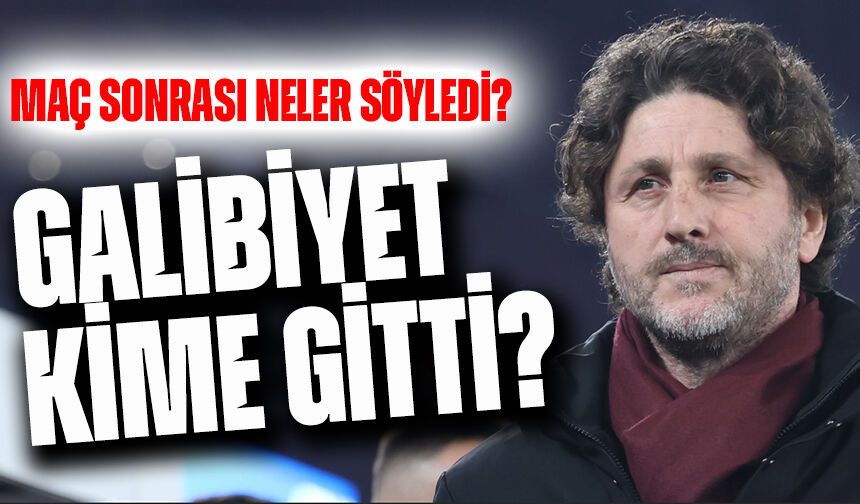 Trabzonspor Teknik Direktörü Fatih Tekke, Çaykur Rizespor galibiyetini nasıl değerlendirdi?