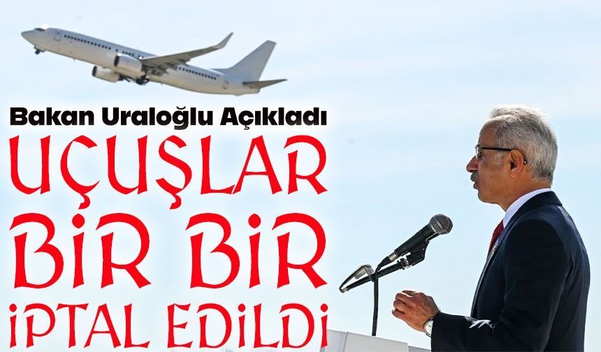 Bakan Abdulkadir Uraloğlu Açıkladı: THY, Pegasus ve AJet’ten Orta Doğu Uçuşlarına İptal Kararı