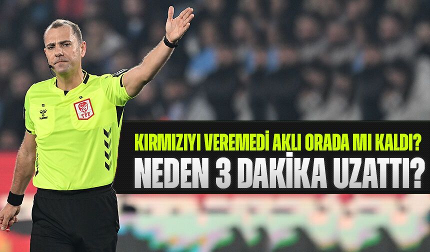Trabzonspor–Rizespor Maçında Uzatma Tartışması! “Neden Sadece 3 Dakika?”