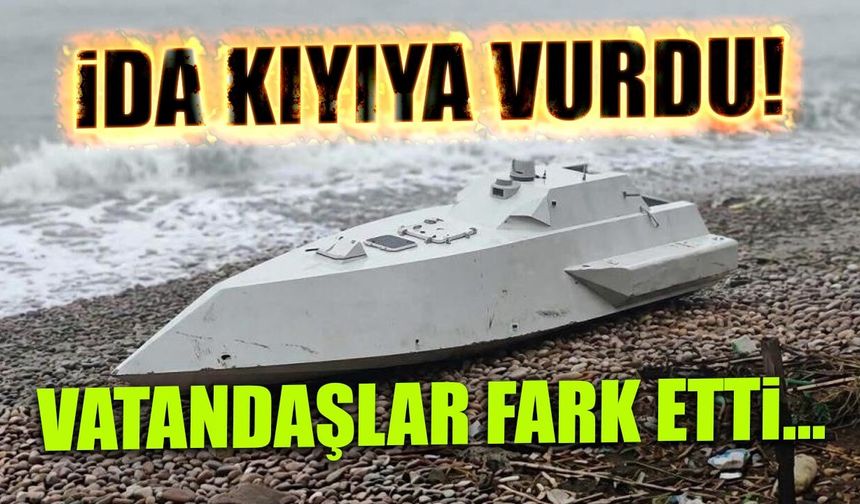 Karadeniz Kıyısında Şüpheli Cisim: Sahilde İnsansız Deniz Aracı Bulundu