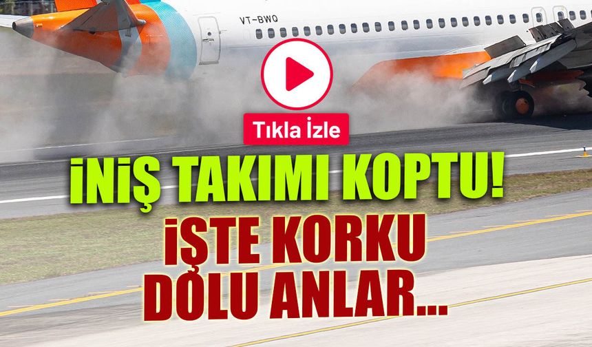 Phuket Havalimanı'nda Dehşet Anları: Uçağın İniş Takımı Koptu!
