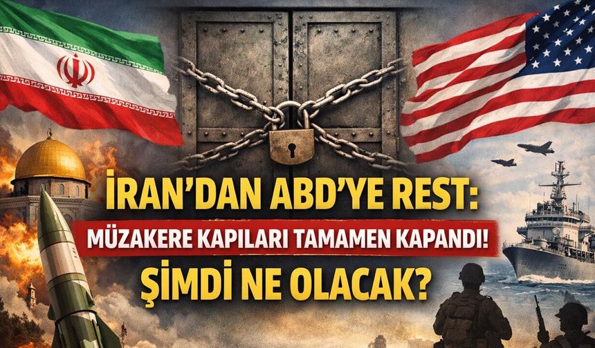 İran'dan ABD'ye Rest: Müzakere Kapıları Kapandı