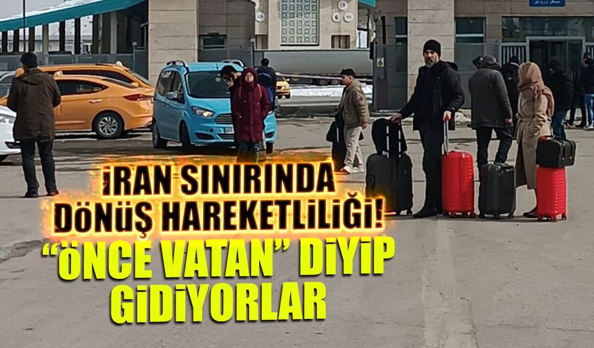 İran Sınırında Savaş Hareketliliği! "Önce Vatan" Diyip Dönüyorlar...