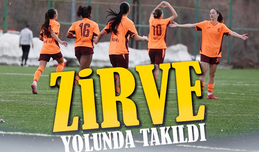 Trabzonspor Kadın Futbol Takımı Zirve Yolunda Takıldı!