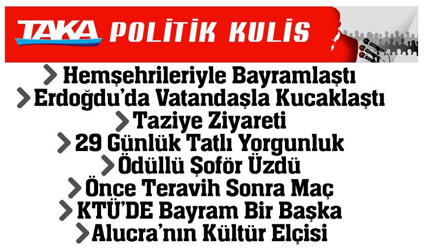 Hemşehrileriyle Bayramlaştı