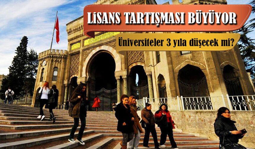 Lisans süresinin kısaltılması planı Meclis gündeminde