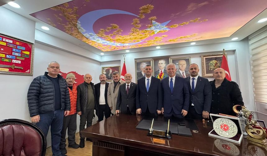 MHP Trabzon’da Bayram Coşkusu: İl Başkanlığına Yoğun Katılım