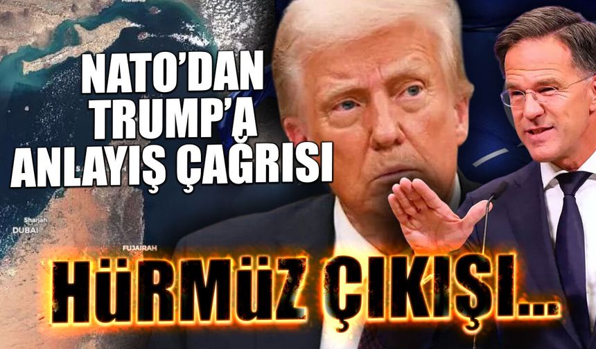 NATO'dan kritik Hürmüz çıkışı: Trump'a "anlayış" mesajı!