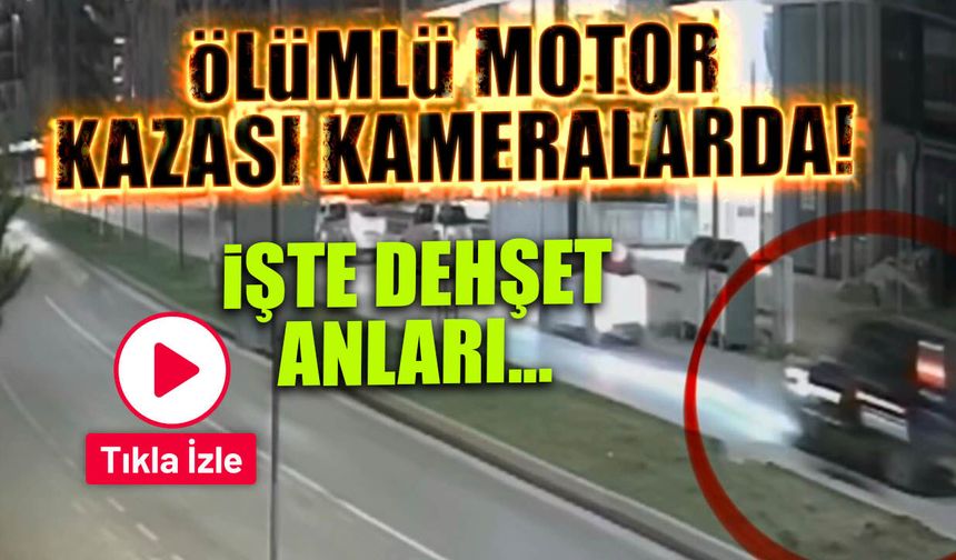 Ölümlü Motosiklet Kazası Kameralarda! İşte O Anlar...