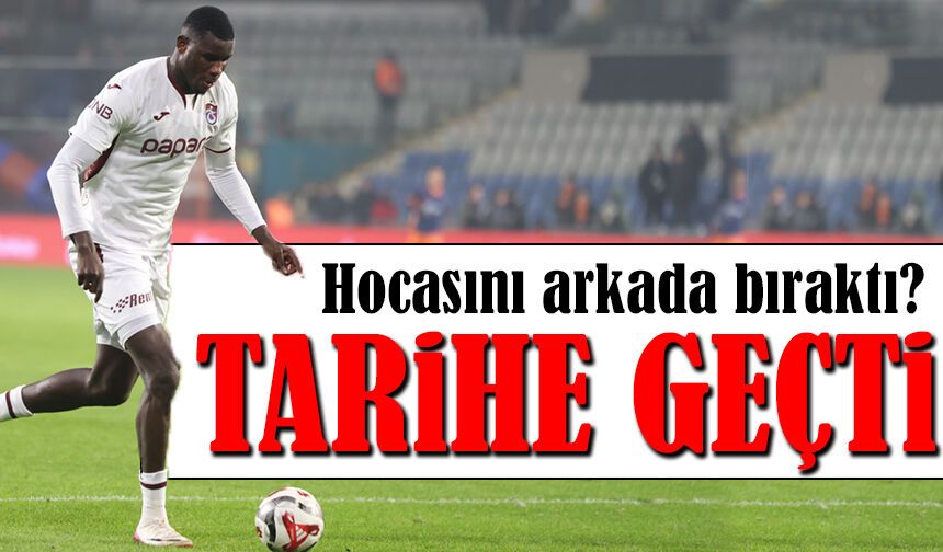 Trabzonspor’un Nijeryalı golcüsü Paul Onuachu, Durmuyor! Tekke’nin Rekorunu Kırdı