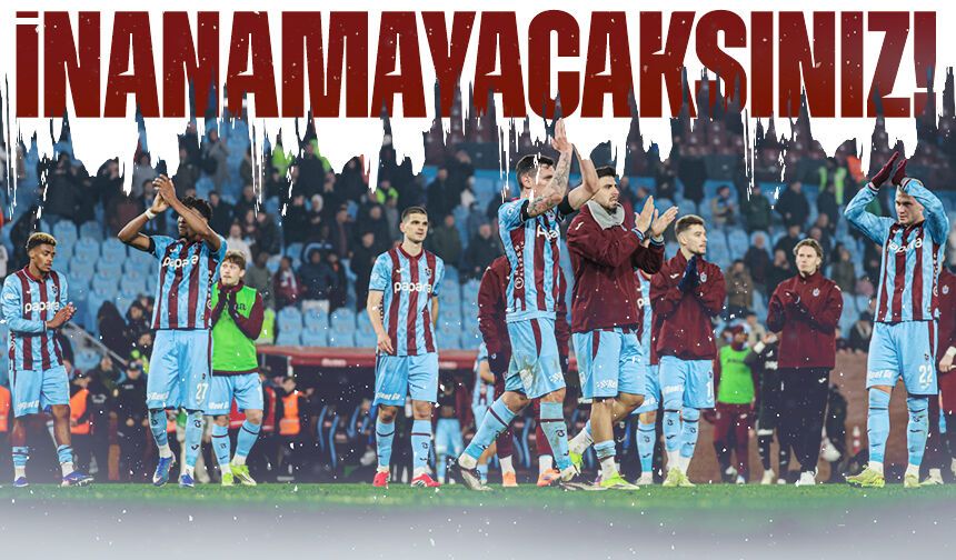 Trabzonspor Tarihi Seri Yakalamıştı! İkinci Yarı Performansı Zirve Yarışını Alevlendirdi