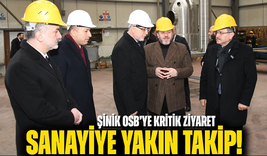 Trabzon’da sanayiye yakın takip! Bakan Işıkhan’dan Şinik OSB’ye Kritik Ziyaret
