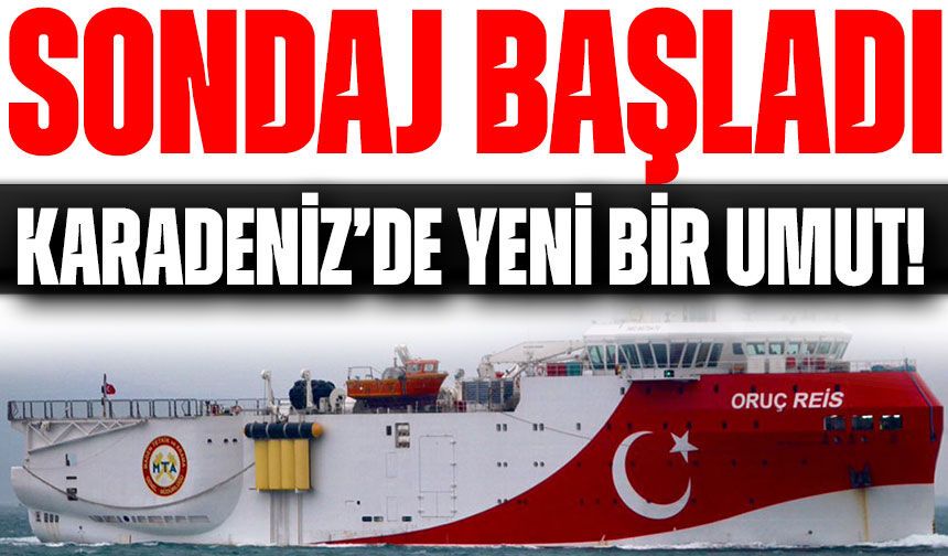 Karadeniz’de Yeni Umut! Abdülhamid Han Sondaja Başladı