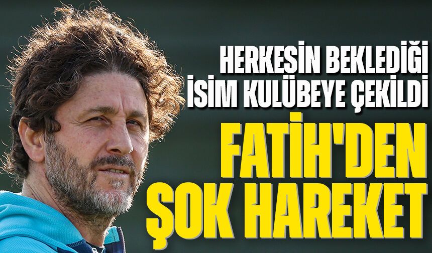 Fatih Tekke’den Derbi Öncesi Şok Hamle! Trabzonspor’da Herkesin Beklediği İsim Kulübede