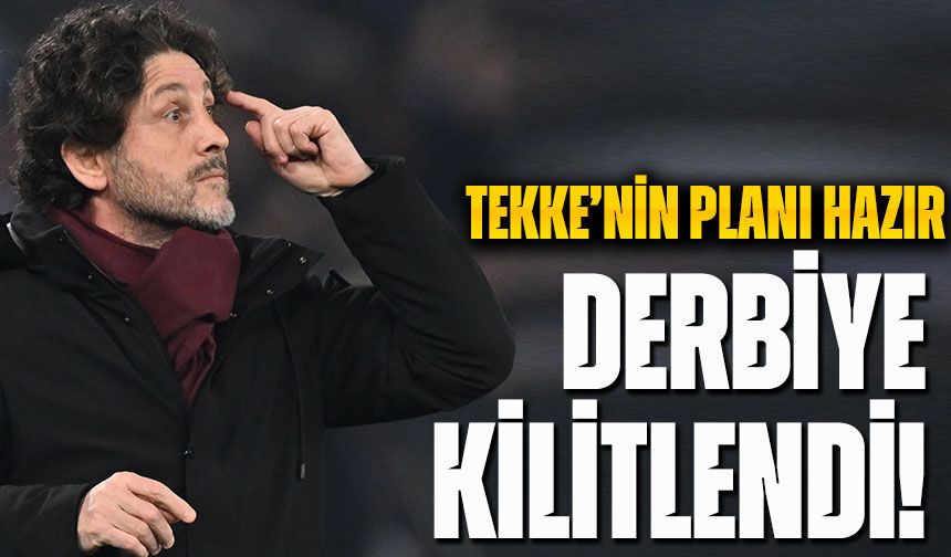 Trabzonspor Derbiye Kilitlendi! Tekke’nin Planı Hazır