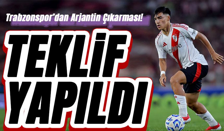 Trabzonspor’dan Arjantin Çıkarması! River Plate’in Genç Yıldızına Teklif Yapıldı