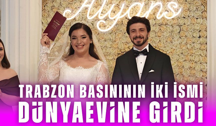 Basın camiasının mutlu günü: Efnan Demireren ve Ozan Köse dünyaevine girdi