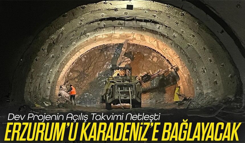 Erzurum’u Karadeniz’e Bağlayacak; Dev Projenin Açılış Takvimi Netleşti
