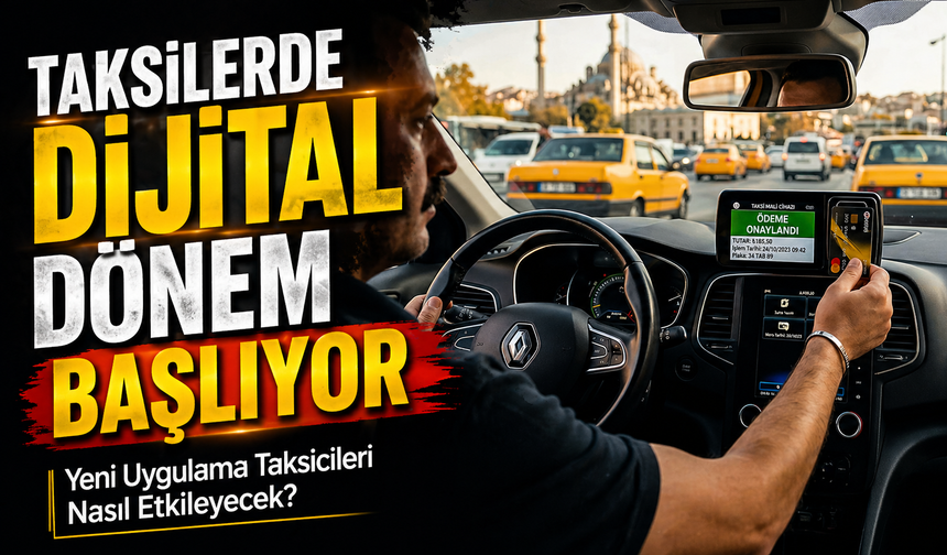 Taksilerde Yeni Sistem Başlıyor ; Fiş Zorunluluğu ve Vergi Tartışması