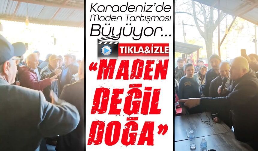 Karadeniz'de Maden Gerginliği: Vekil Elmas Konuşamadan Ayrıldı