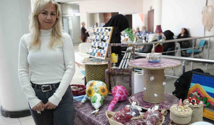 Eski eşyalar yeniden doğdu: İlkadım'da 'Sıfır Atık' sergisi