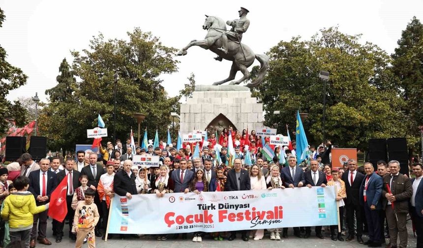 Türk Dünyası Çocuk Festivali Samsun'da dolu dolu geçecek