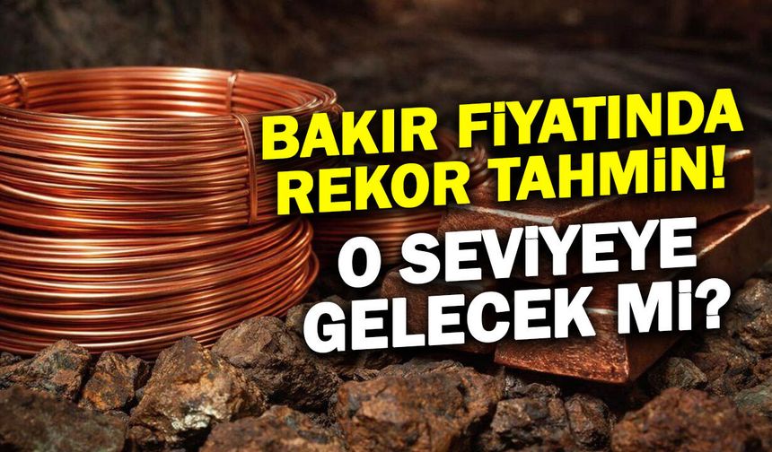 Bakır Fiyatlarında 13 Bin Dolar Alarmı! O Seviyeye Gelecek mi?