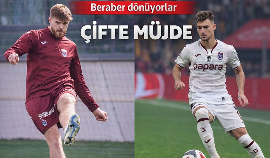 Trabzonspor’a Çifte Müjde! Kritik Maç Öncesi Geri Dönüş