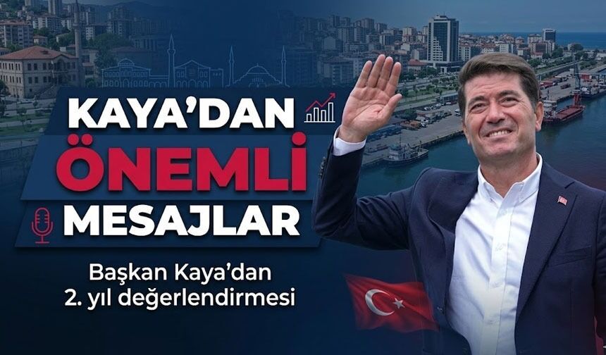 Başkan Kaya’dan 2. yıl değerlendirmesi: Şeffaflık vurgusu