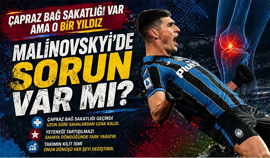 Trabzonspor’un kadrosuna kattığı Ruslan Malinovskyi’nin sakatlık geçmişi mercek altında