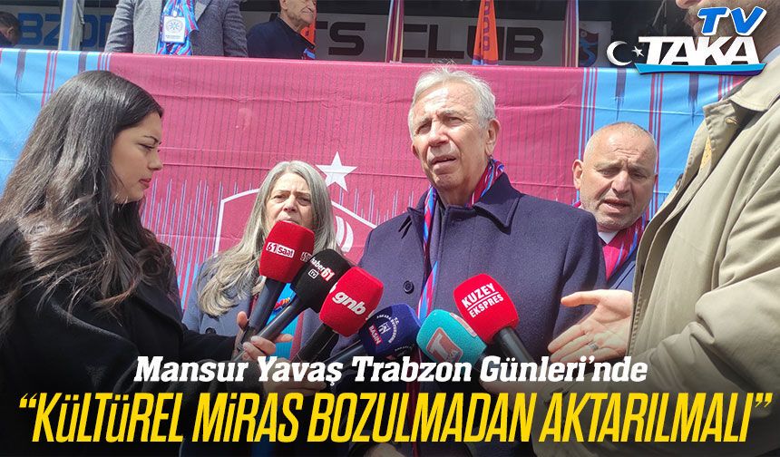 Mansur Yavaş Trabzon Günleri’ni ziyaret etti: Yavaş’tan Ekrem İmamoğlu sorusuna yanıt!