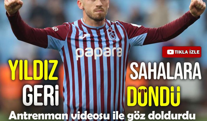 Trabzonspor'un Efsanesi Sahalara Geri Döndü ; Antrenman Videosu İle Sosyal Medyada Göz Doldurdu