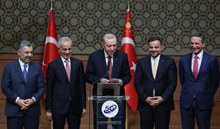 Cumhurbaşkanı Recep Tayyip Erdoğan 5G hizmetini başlattı