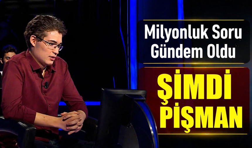 Milyonluk Soruda Trabzonspor Şoku! Yarışmacı Bilemedi