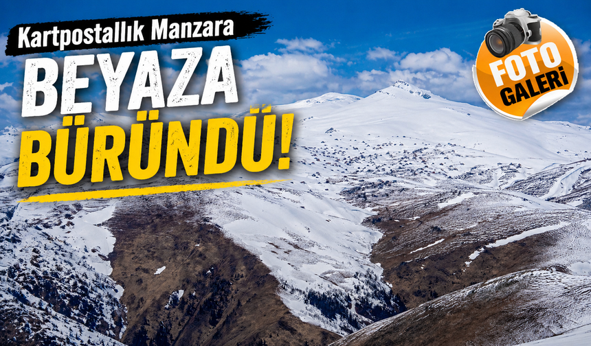 Beyaza Büründü! Trabzon Yaylalarında Kartpostallık Manzara