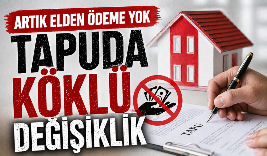 Tapu İşlemlerinde Yeni Dönem! Gayrimenkul sektöründe köklü bir değişiklik hayata geçiriliyor