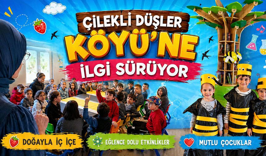 Trabzon Çilekli Düşler Köyü'ne Yoğun İlgi