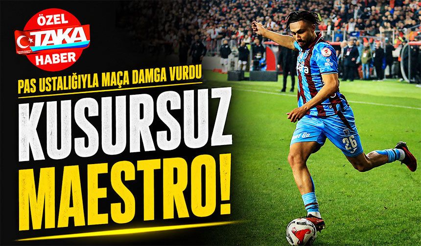 Folcarelli, Samsunspor karşısında sergilediği %99 pas isabet oranıyla oyunun ritmini belirledi