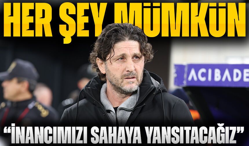 Tekke’den Derbi Öncesi Net Mesaj! “İnancımızı Sahaya Yansıtacağız”