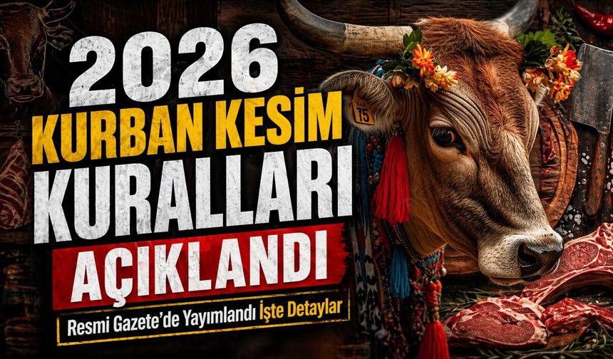 2026 Kurban Kesim Kuralları Resmi Gazete’de Yayımlandı İşte Detaylar