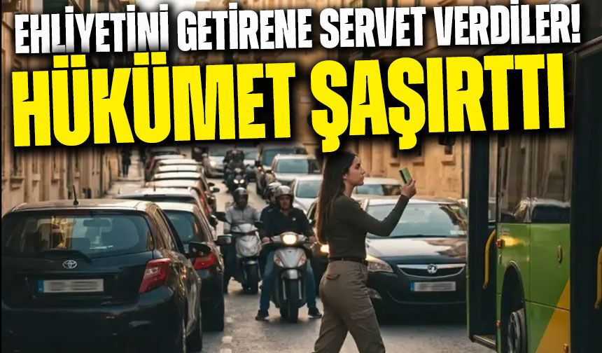 Ehliyetini Teslim Edene Para! Malta’dan Trafiğe Radikal Çözüm