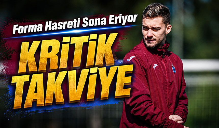 Trabzonspor’da Muçi Geri Dönüyor! Tekke’nin Elini Güçlendirdi