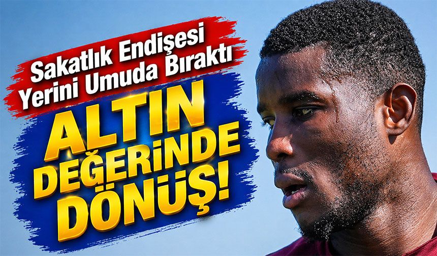 Trabzonspor’a Altın Değerinde Dönüş! Onuachu Sahaya Çıkıyor