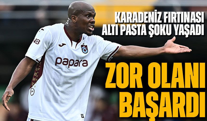 Nwakaeme’den Kaçan Gol! Trabzonspor Altı Pasta Şoku Yaşadı